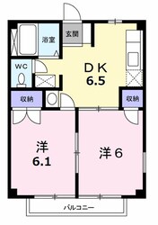 宮川駅 徒歩8分 1階の物件間取画像